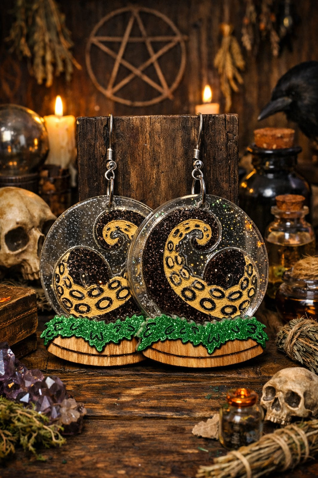 Tentacle Specimen Earrings