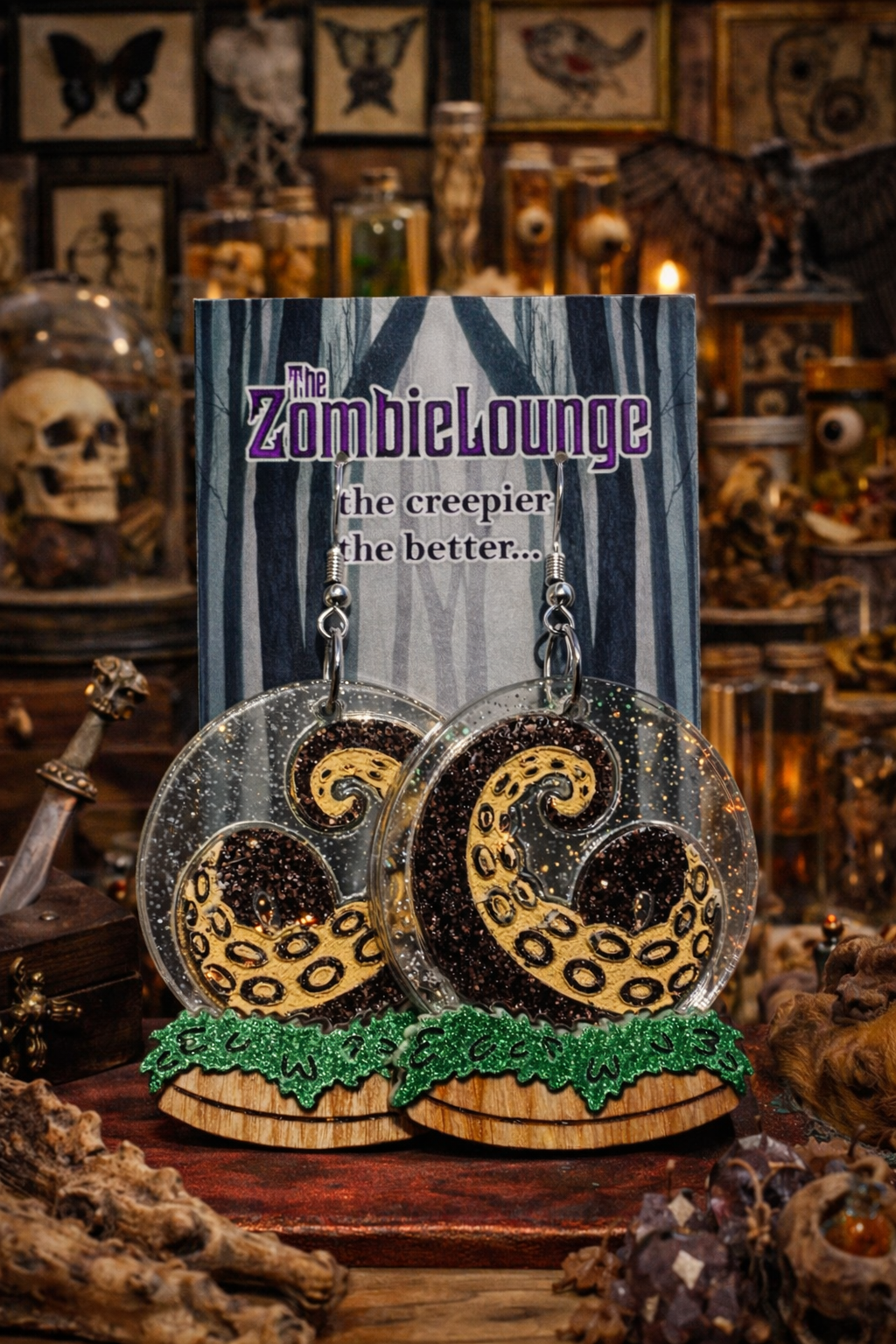 Tentacle Specimen Earrings