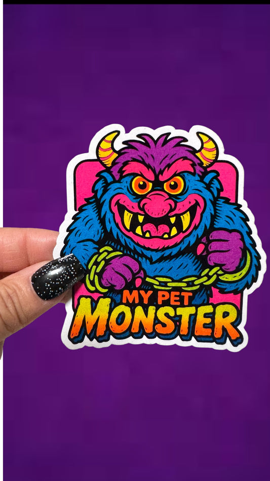 My Pet Monster Sticker
