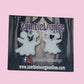 Cutie Ghost Mouse Earrings or keychain