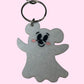 Cutie Ghost Mouse Earrings or keychain
