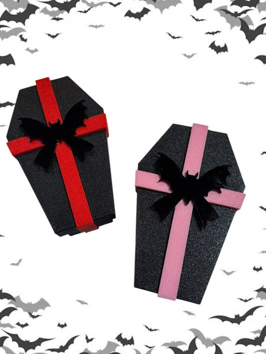 Bat Coffin Jewelry Box