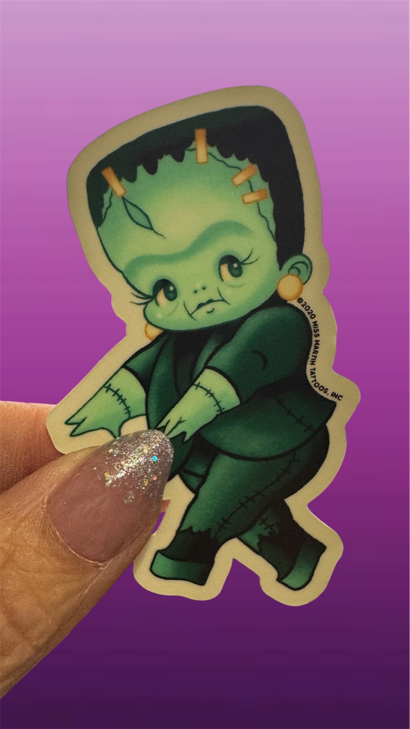 Boris the Monster Kewpie Sticker