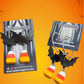 Candy Corn Bats Earrings