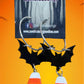 Candy Corn Bats Earrings
