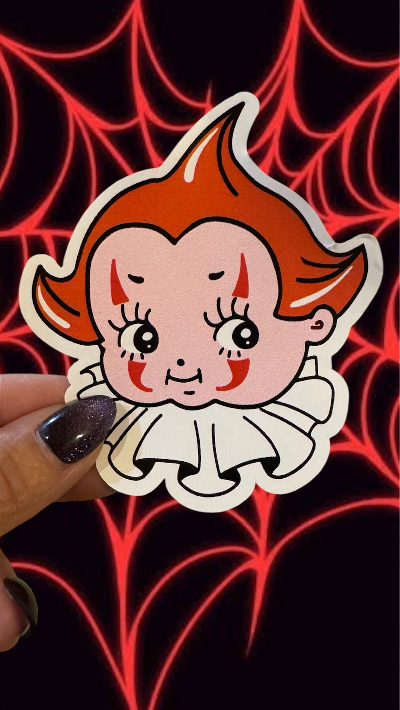 Clown Cutie Sticker