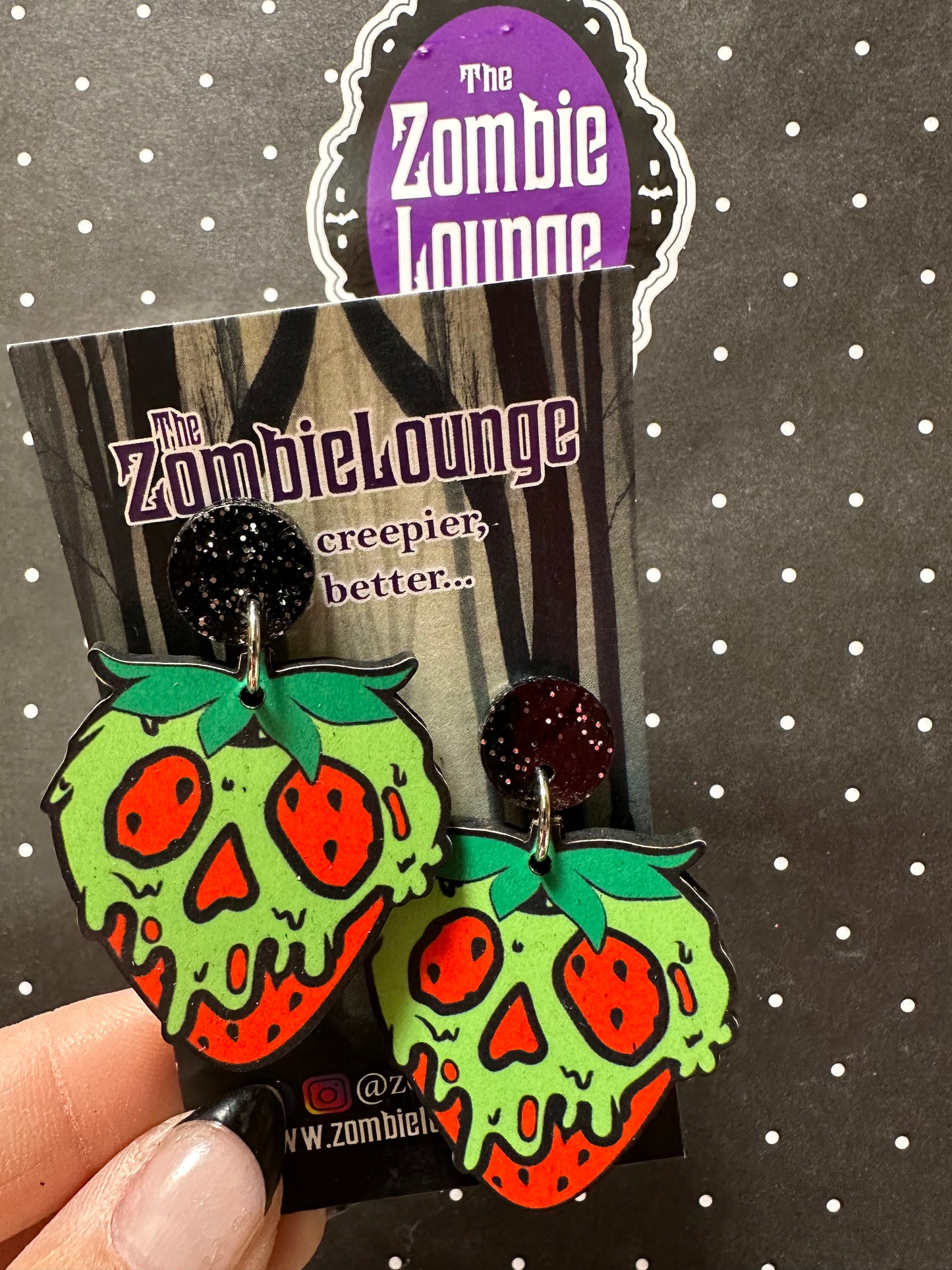 Poison Strawberry Earrings