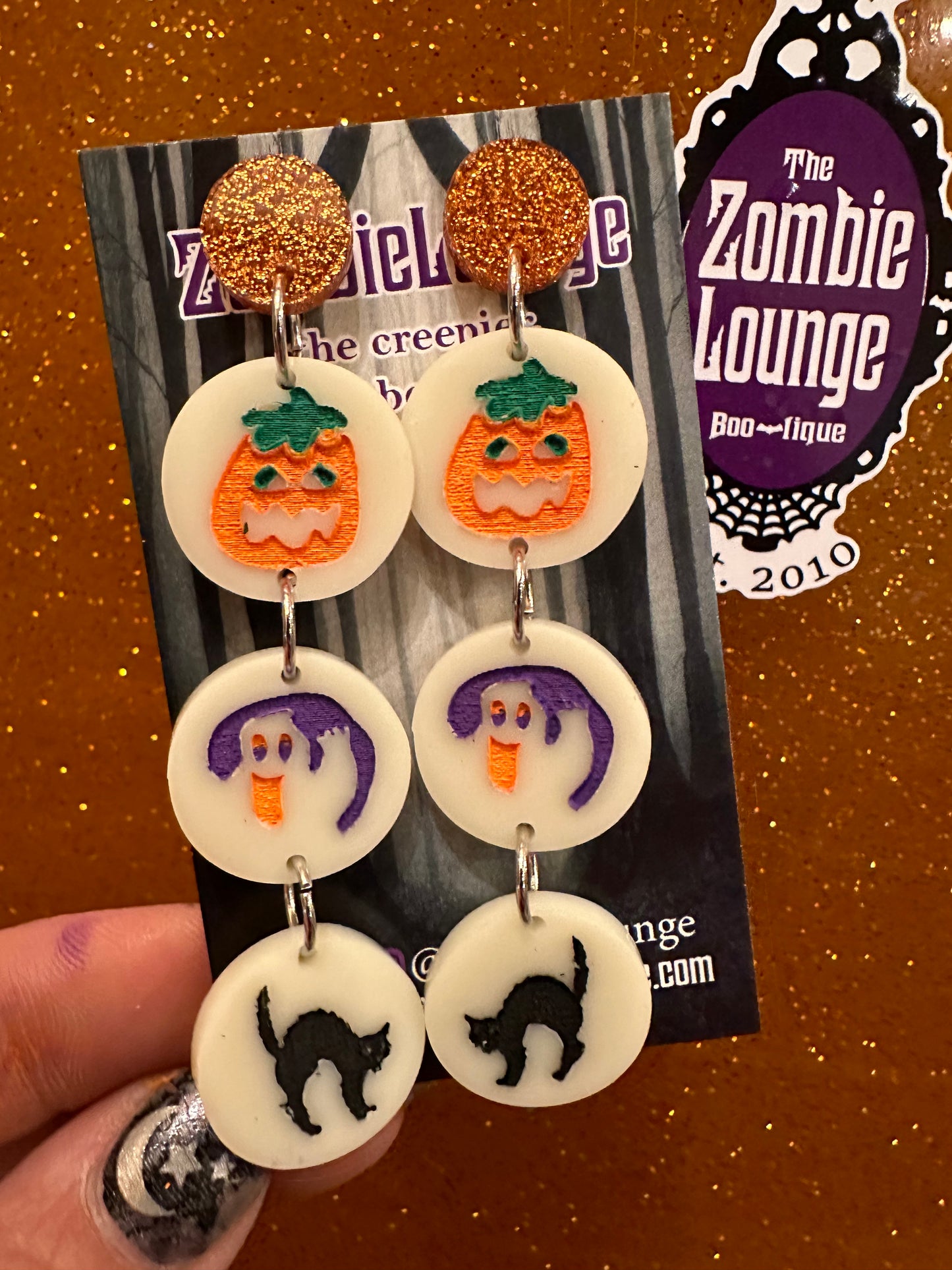 Halloween Cookie Earrings