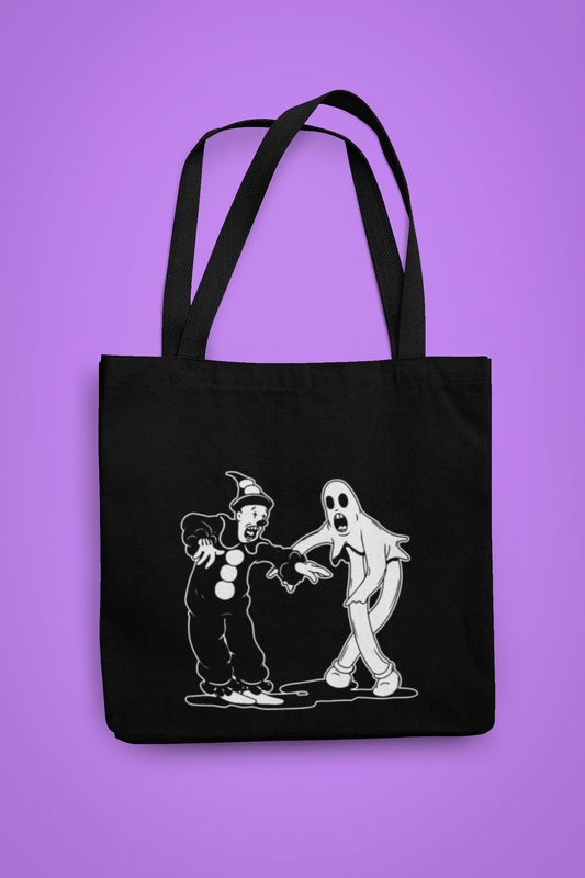 Dancing Clown Tote Bag