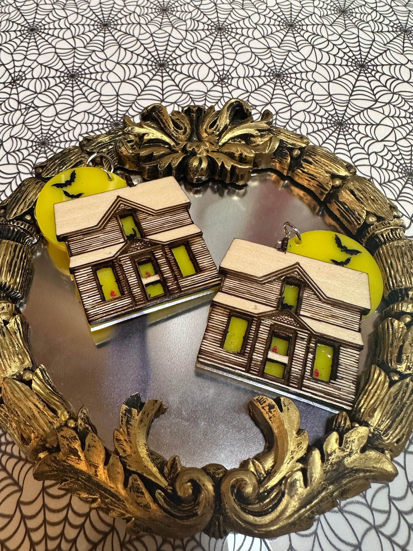 Haunted House Earrings