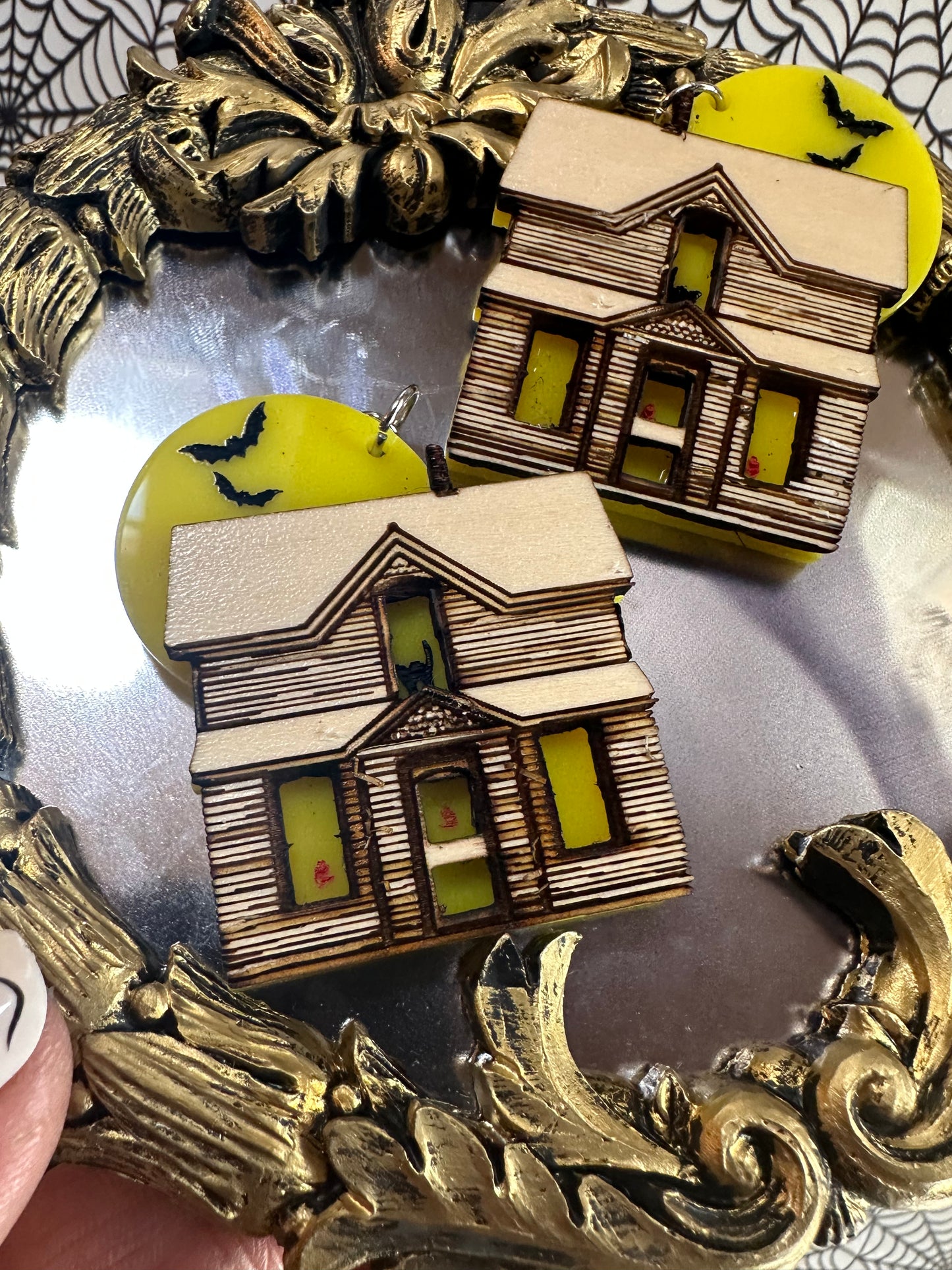 Haunted House Earrings