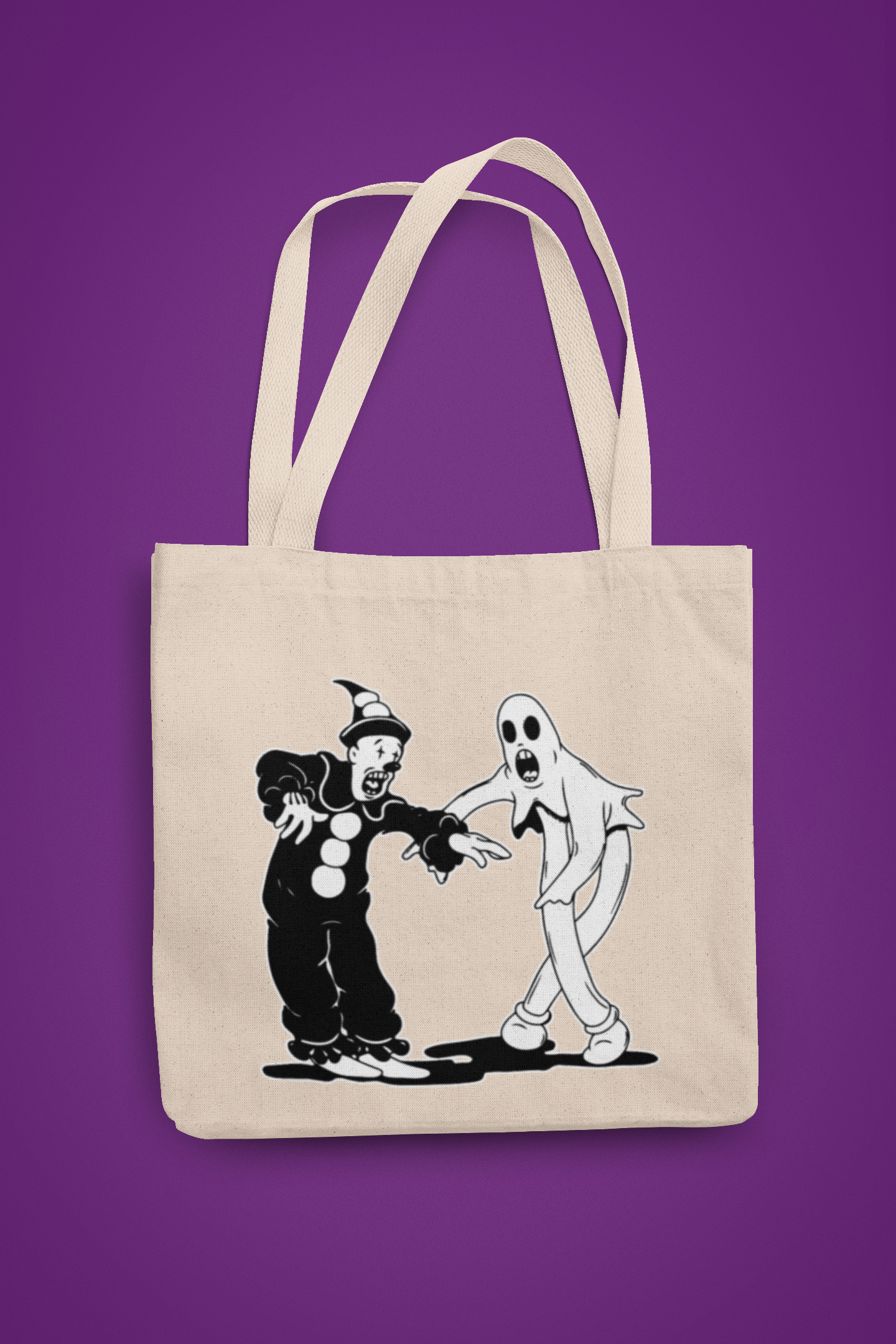 Dancing Clown Tote Bag