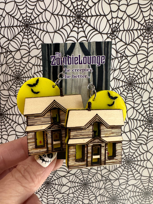 Haunted House Earrings