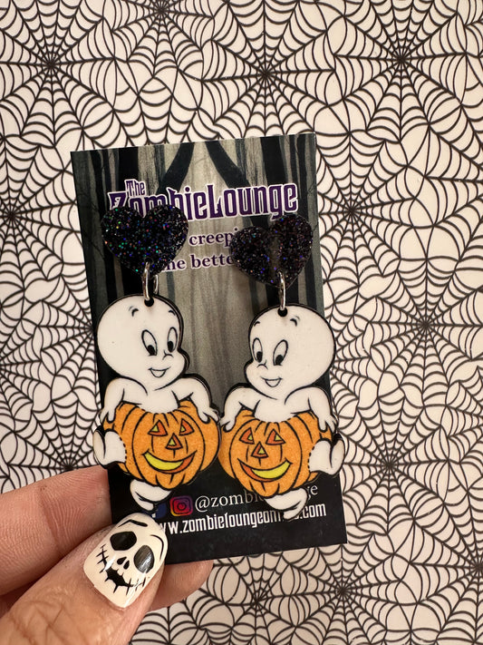 Caspar Pumpkin Earrings