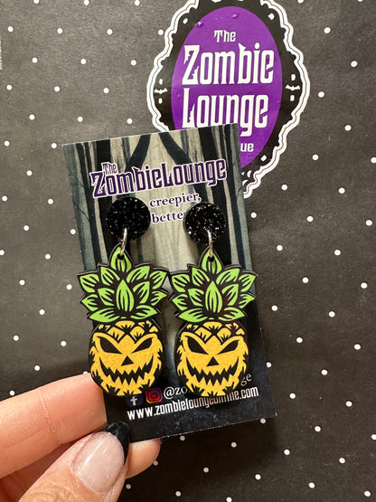 Spooky Pineapple Earrings