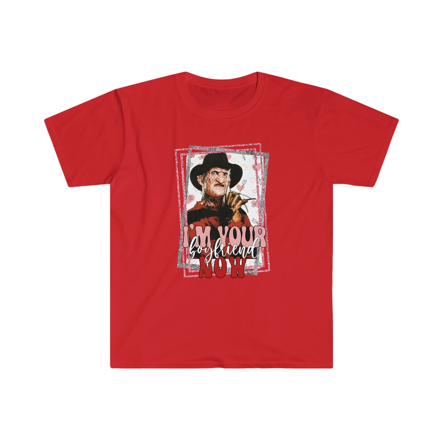 Valentine's Freddy I'm Your Boyfriend Now Unisex Softstyle T-Shirt