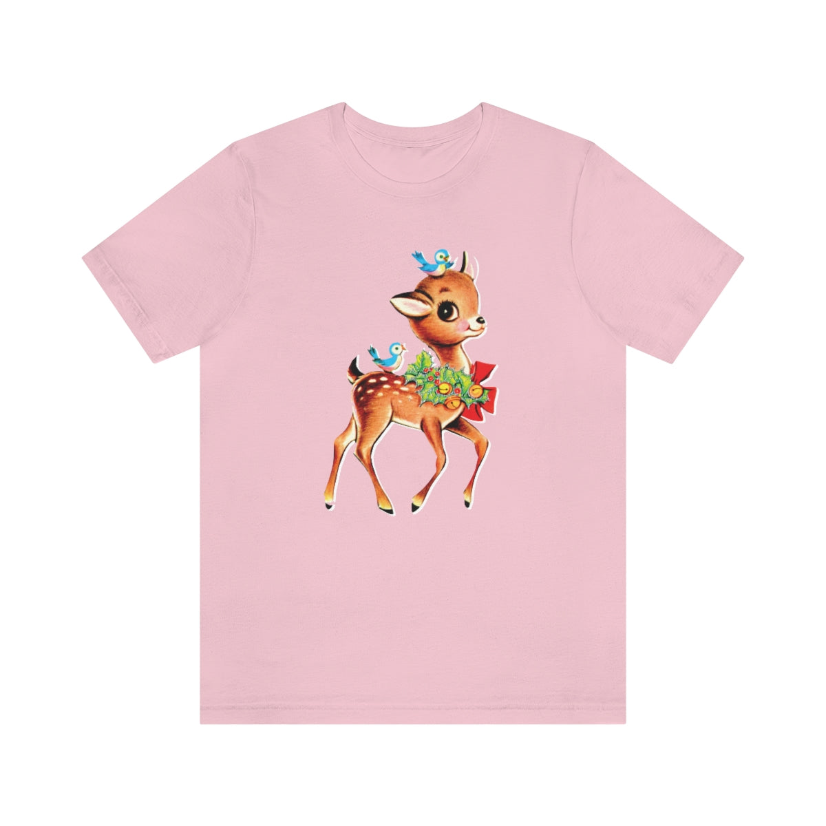 Christmas Deer Unisex Jersey Short Sleeve Tee