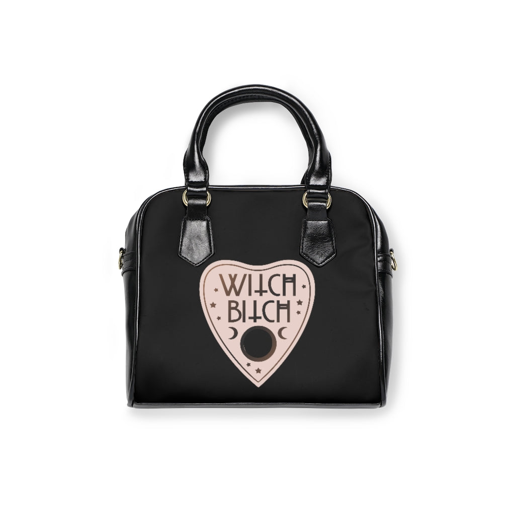 Ouija Witch Bitch Shoulder Handbag