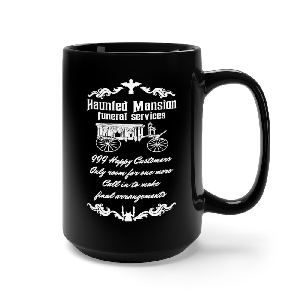 Haunted Mansion Black Mug 15oz