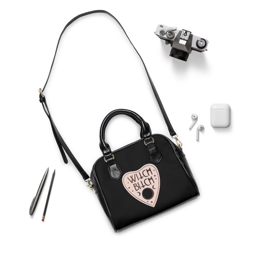 Ouija Witch Bitch Shoulder Handbag