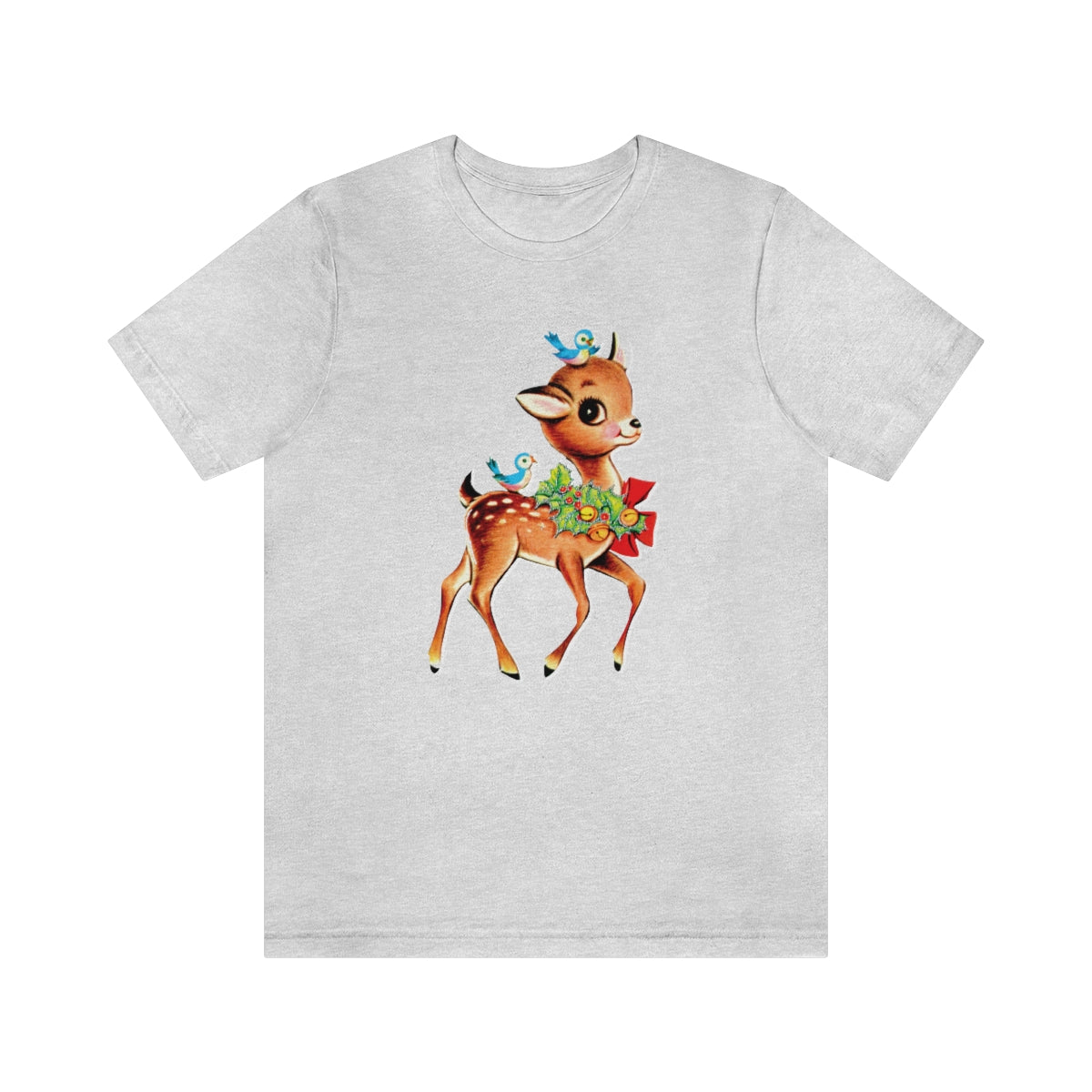 Christmas Deer Unisex Jersey Short Sleeve Tee