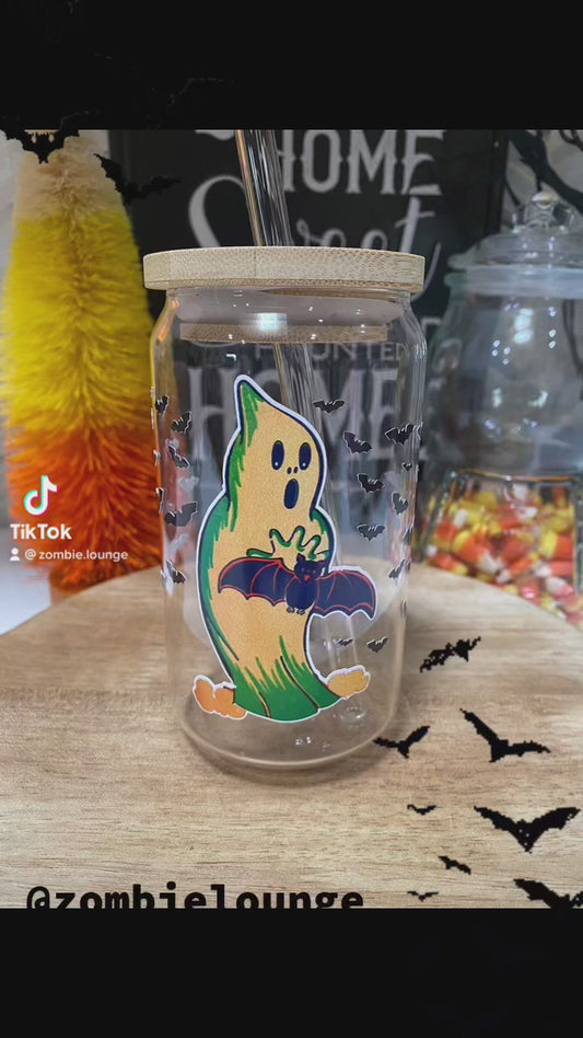 Vintage Ghost Iced Glass