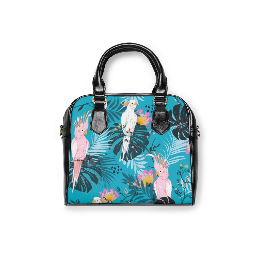 Tiki Birds Shoulder Handbag