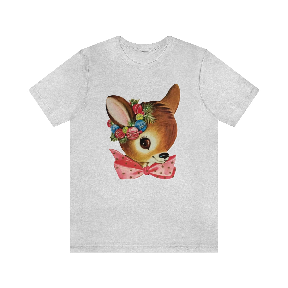 Christmas Deer Unisex Jersey Short Sleeve Tee