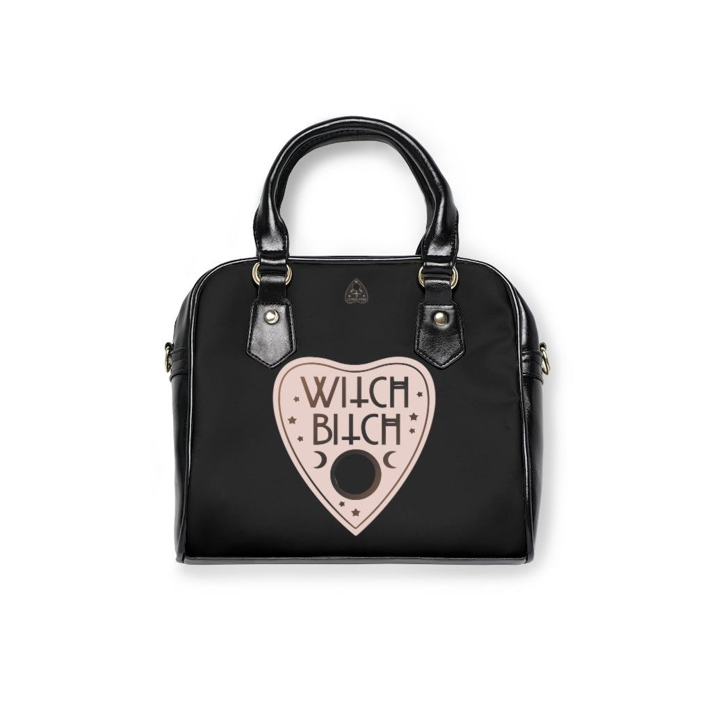 Ouija Witch Bitch Shoulder Handbag