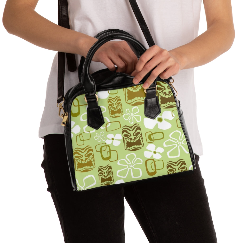 Tiki Man Shoulder Handbag