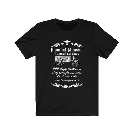 Funeral Services 999 Happy Haunts Unisex Jersey Short Sleeve Tee