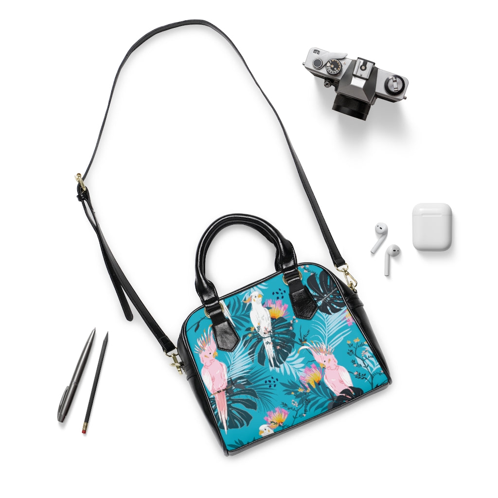 Tiki Birds Shoulder Handbag