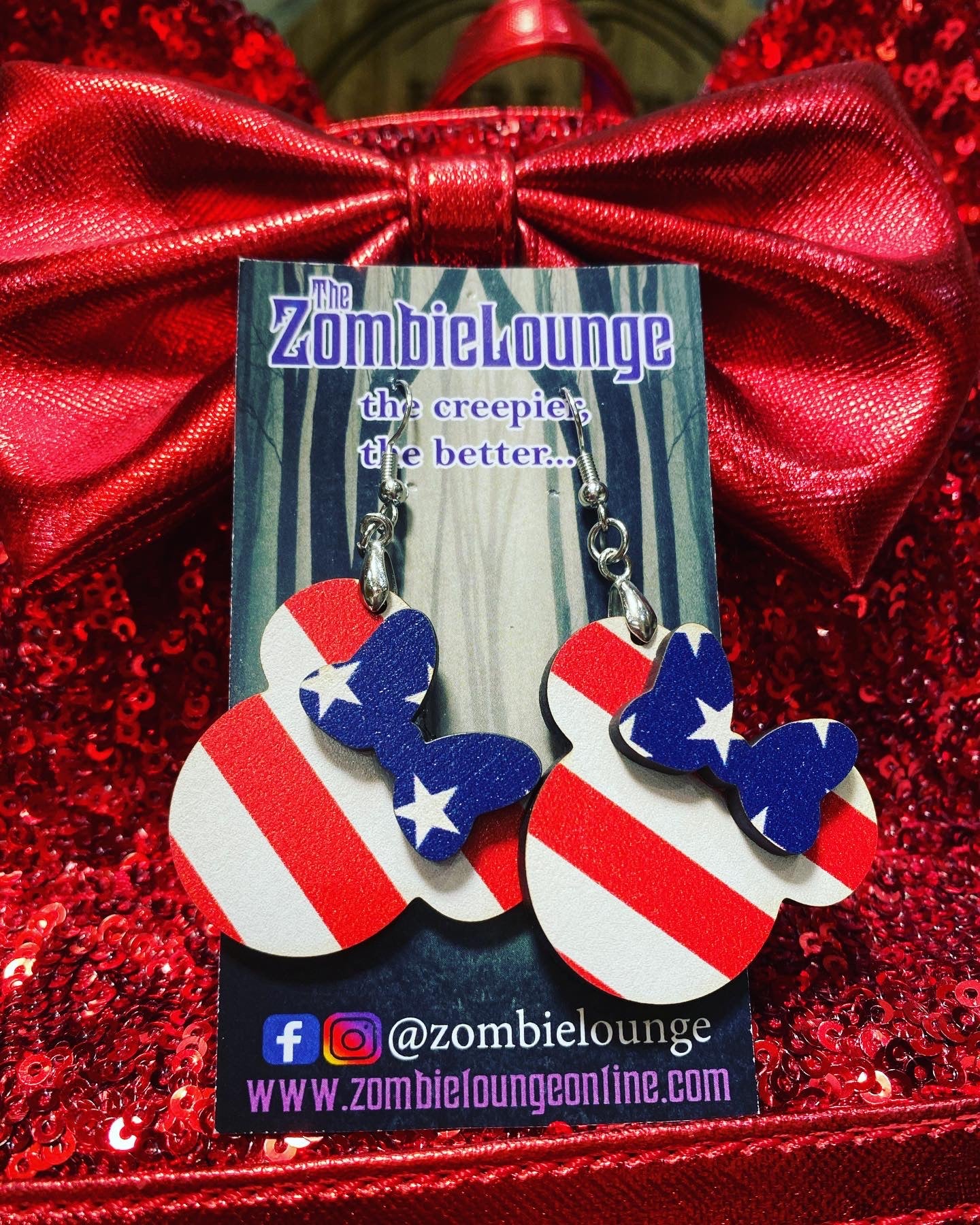 July Mouse Americana Earrings