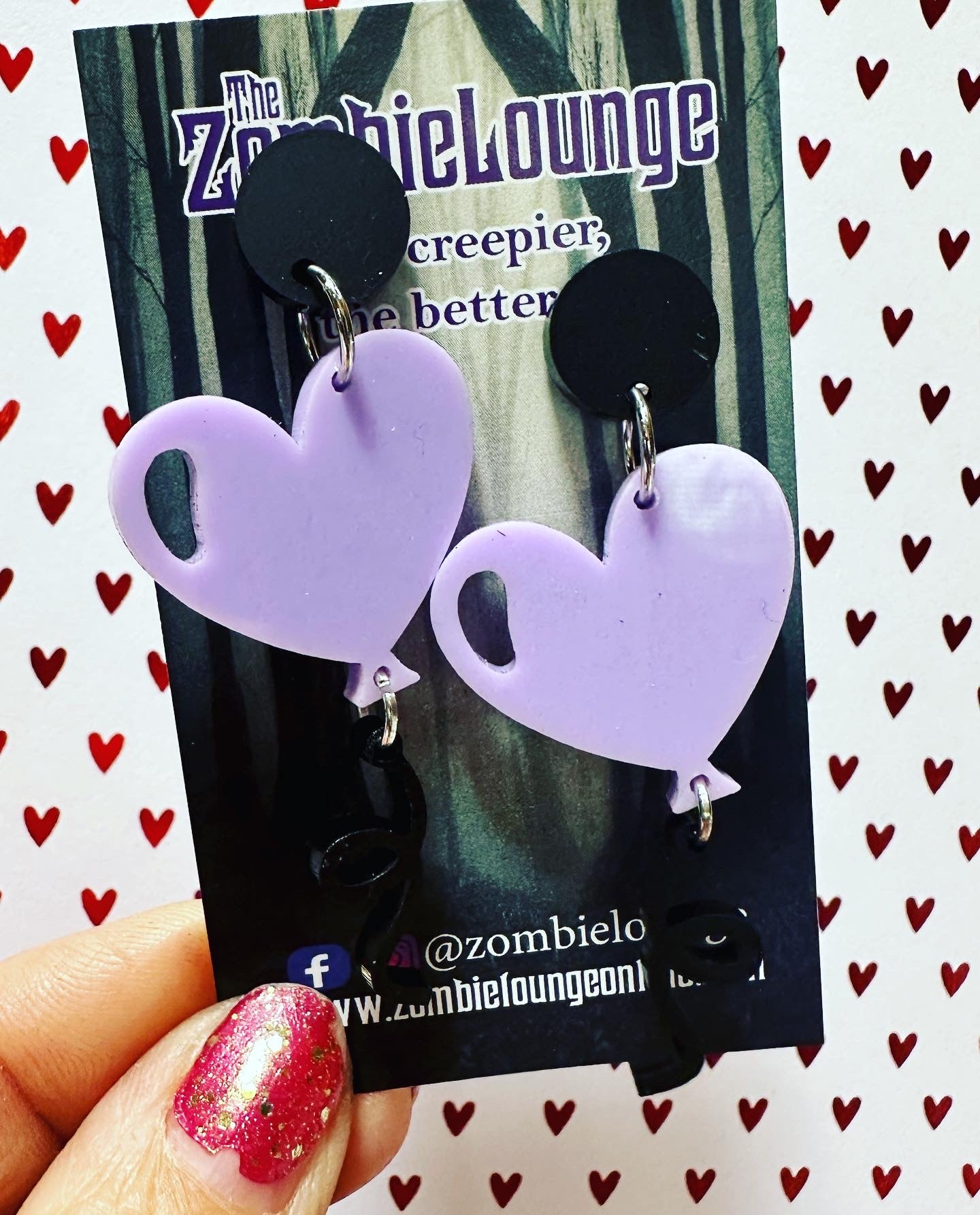 Heart Balloon Earrings