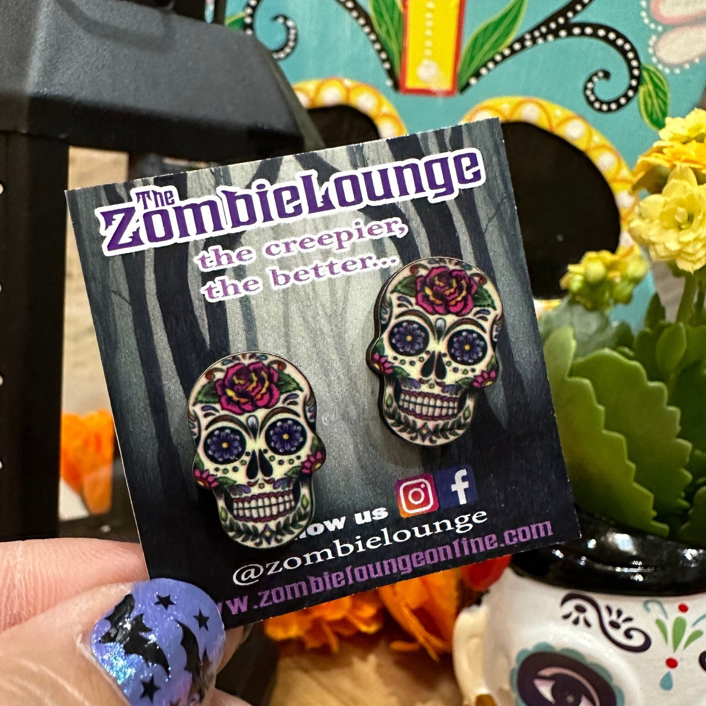 Sugar Skull Earrings