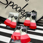 Valentines Candy Corn Earrings