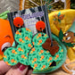 Orange Bird Earrings