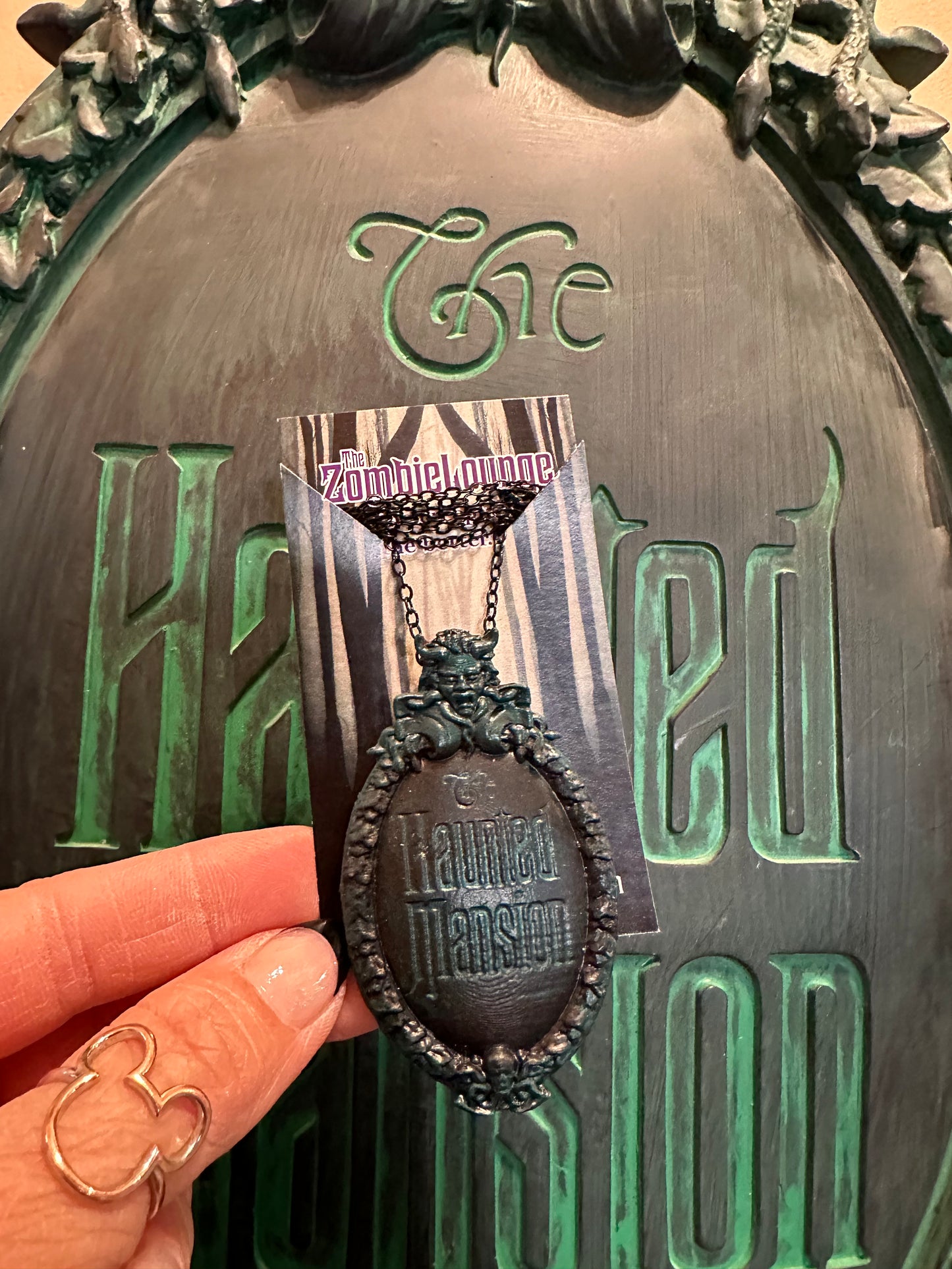 Haunted Plaque Earrings