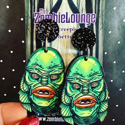 Creature Monster Earrings