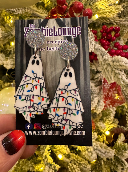 Christmas Ghost Earrings