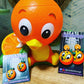 Orange Bird Earrings