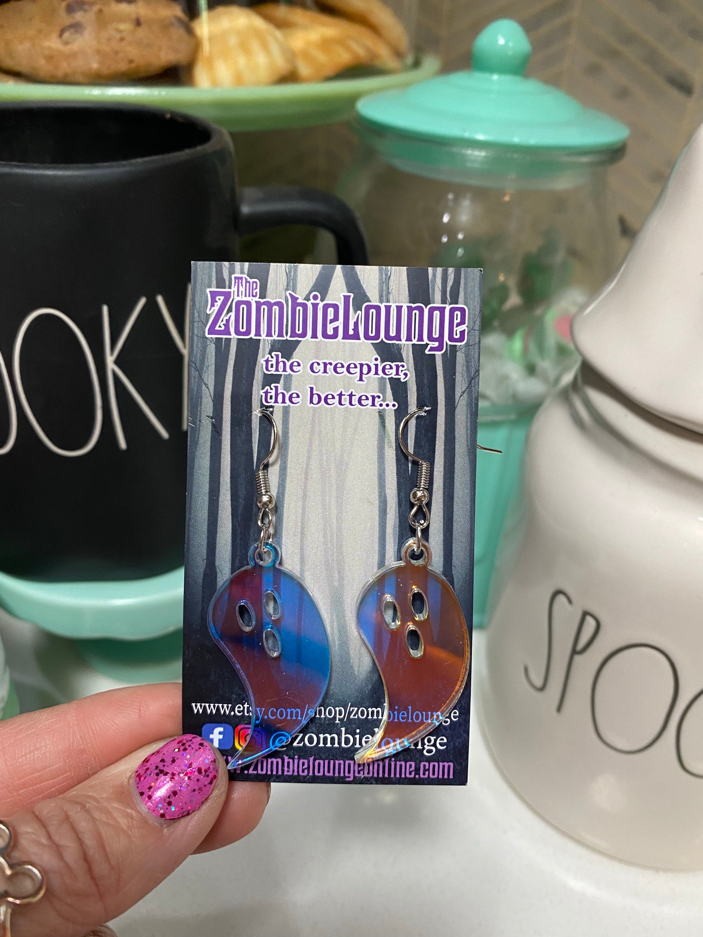 Pastel Ghost Earrings