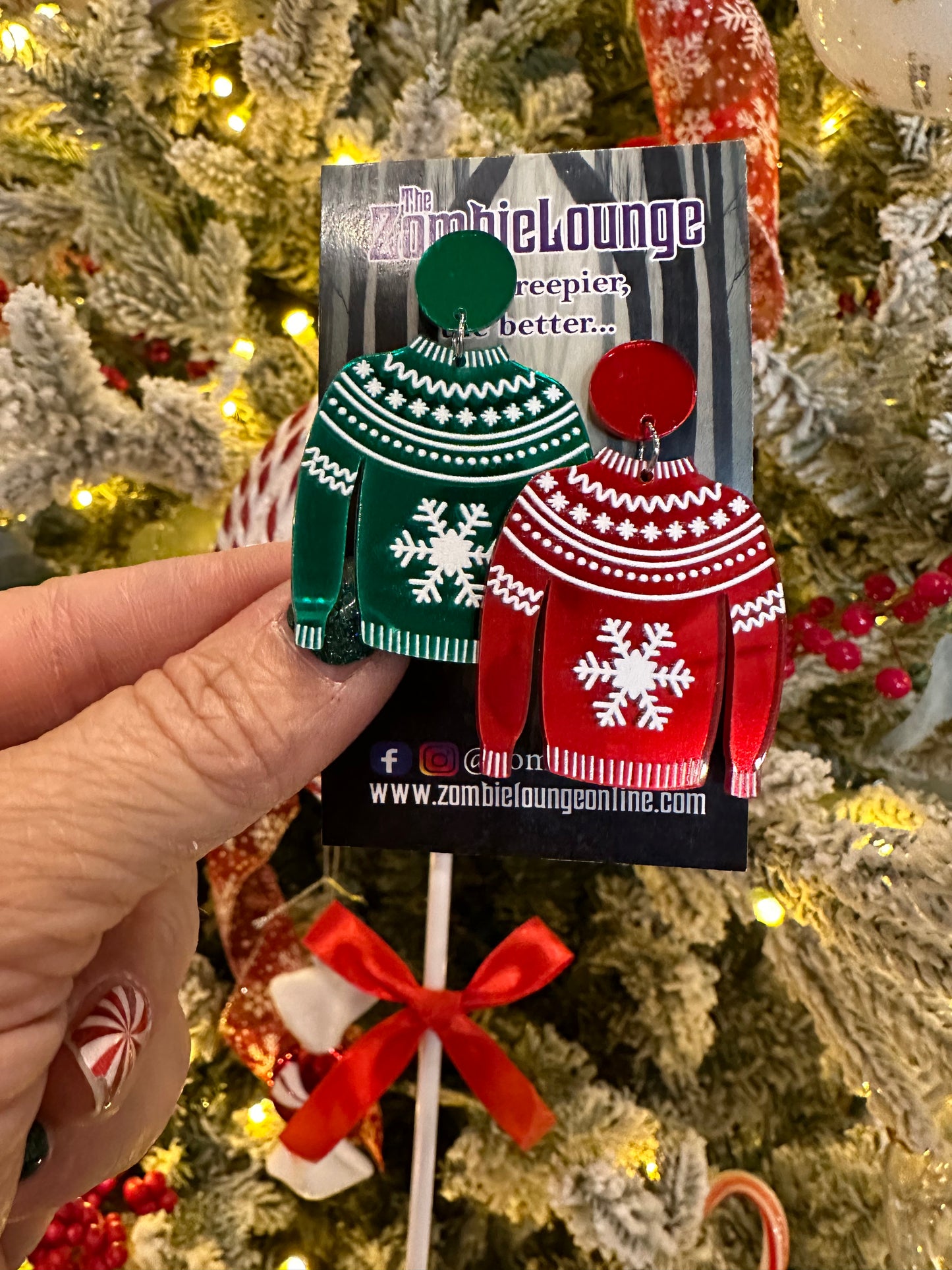 Christmas Sweater Earrings