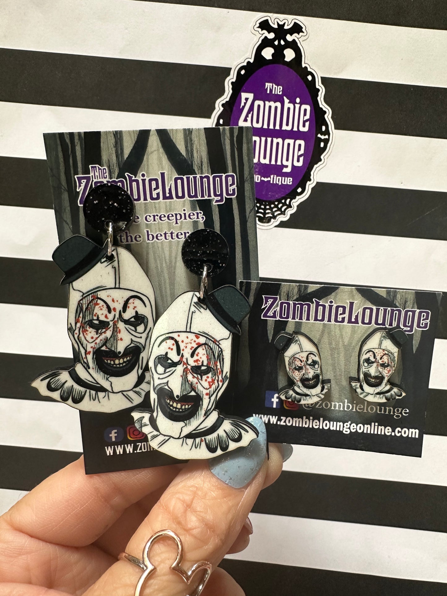 Terrifier Clown Earrings