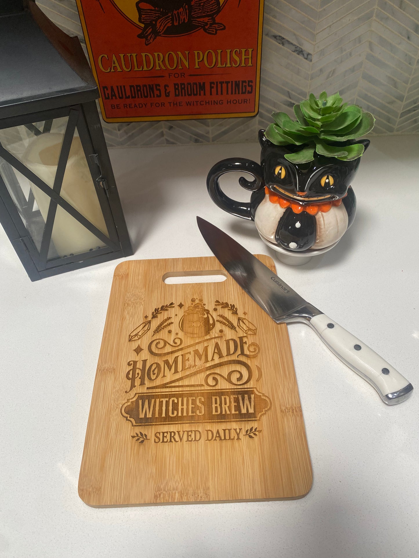 Homemade Witch’s Brew Cutting Board