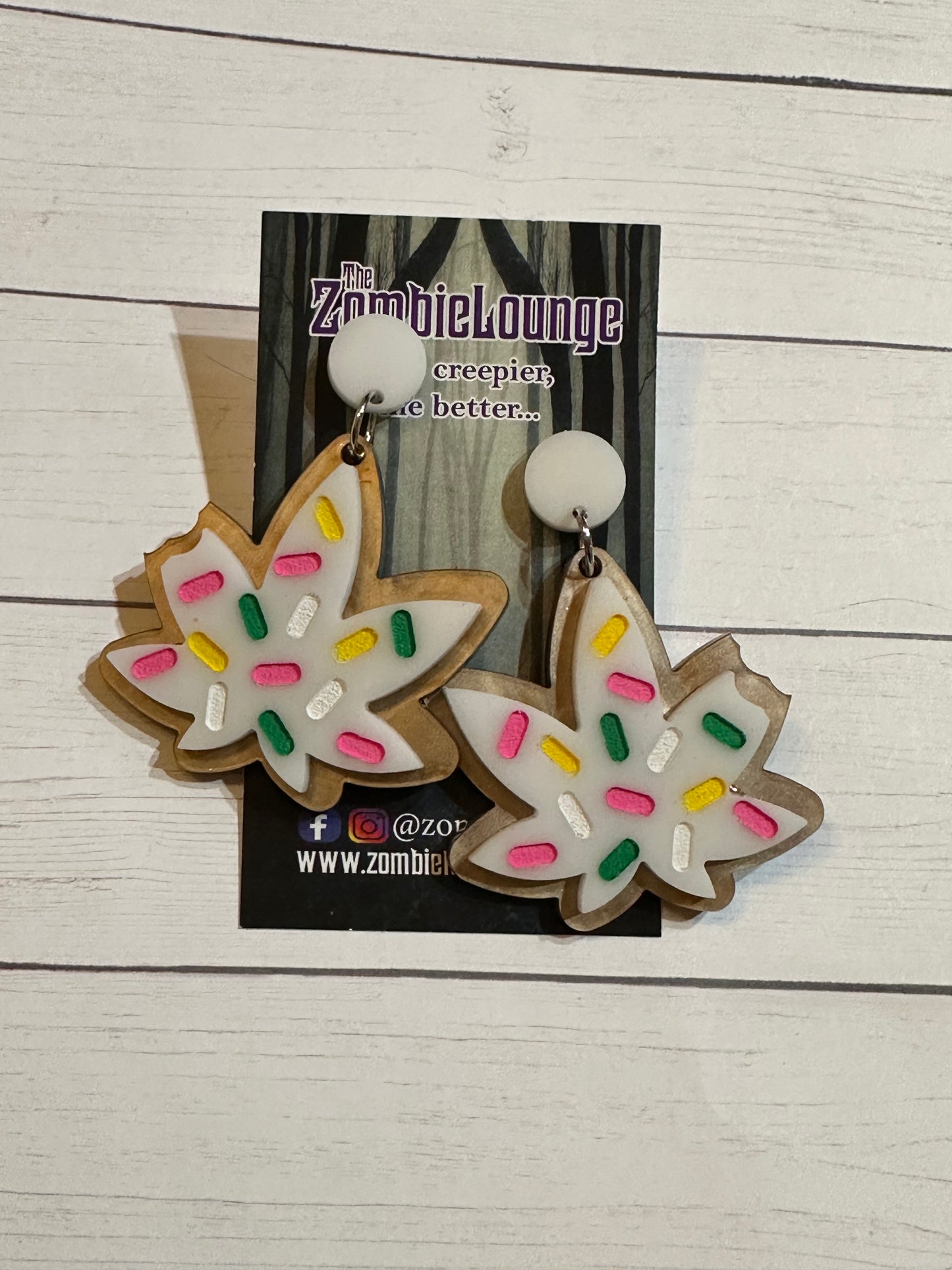 Magic Leaf Cookie Earrings
