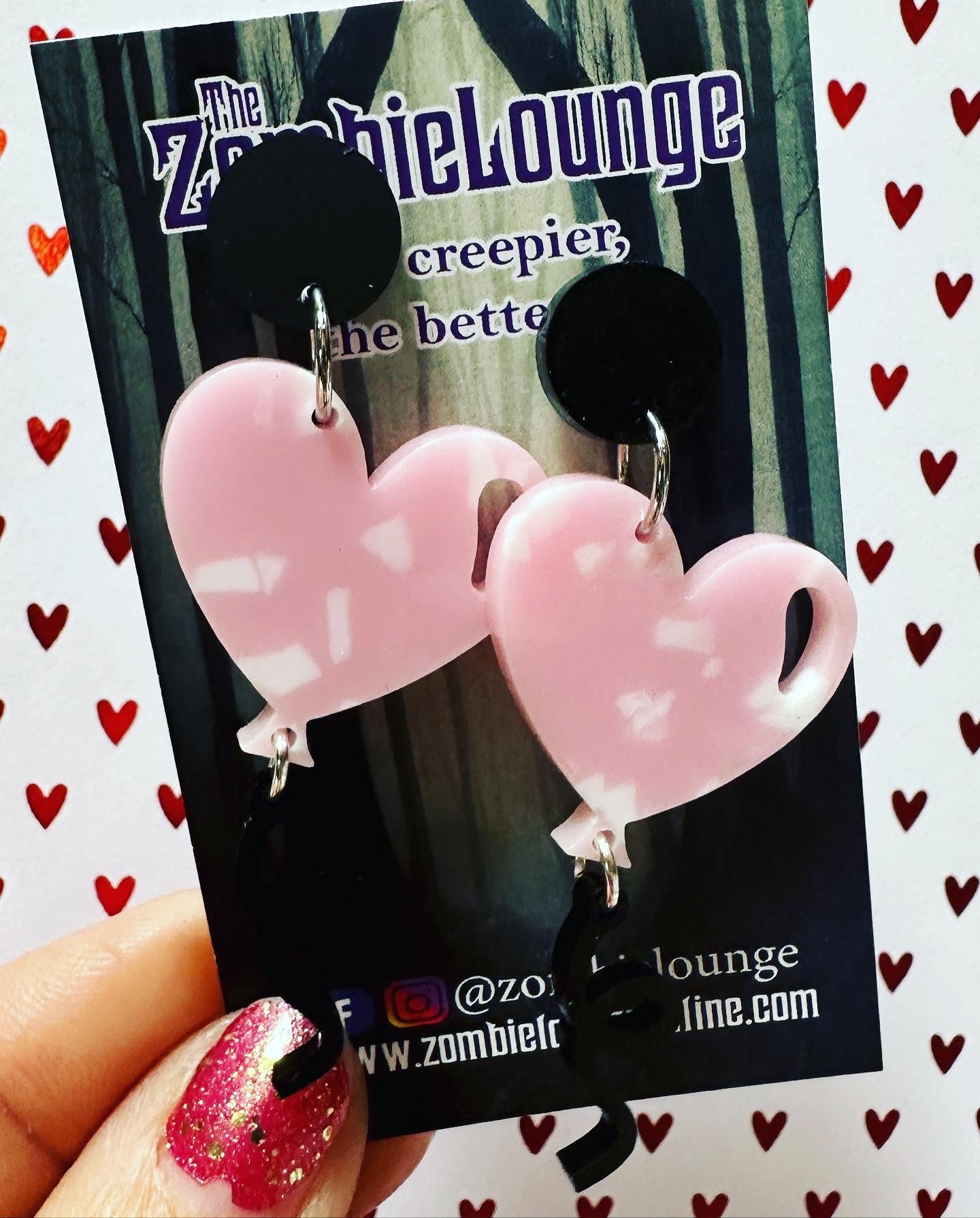 Heart Balloon Earrings