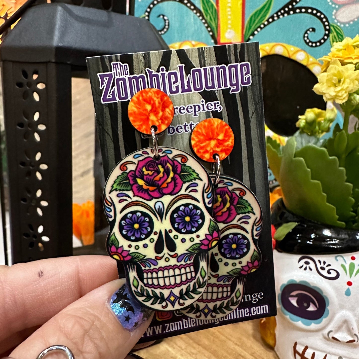 Sugar Skull Earrings