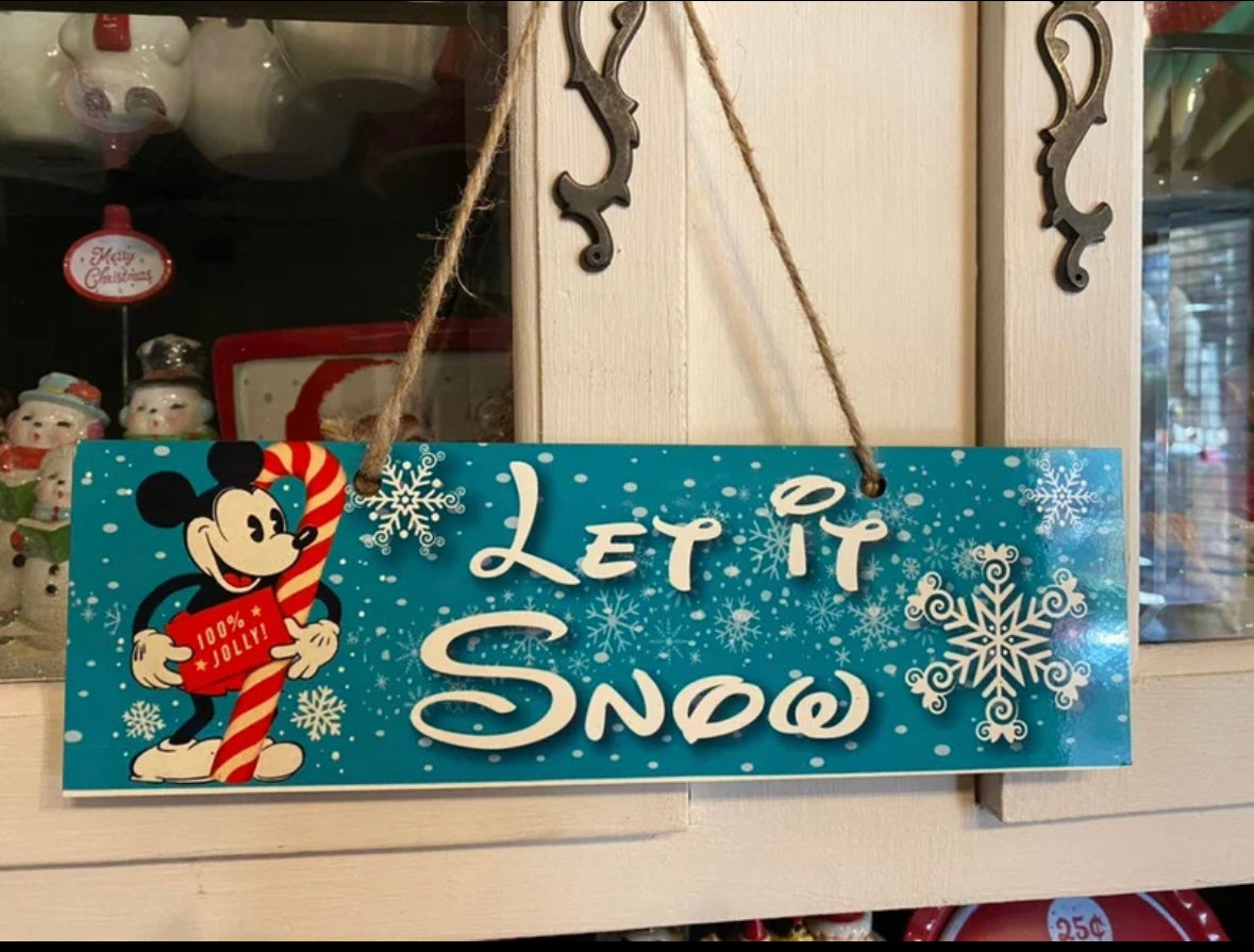 Christmas Mouse Sign
