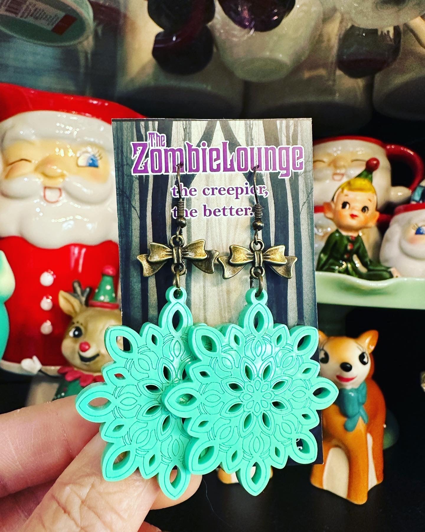 Pastel Snowflake Earrings